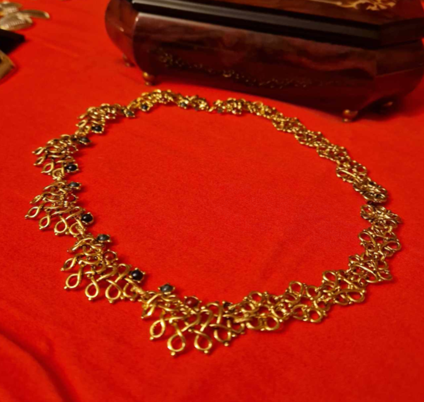 golden necklace