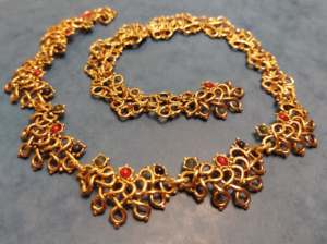 Golden necklace
