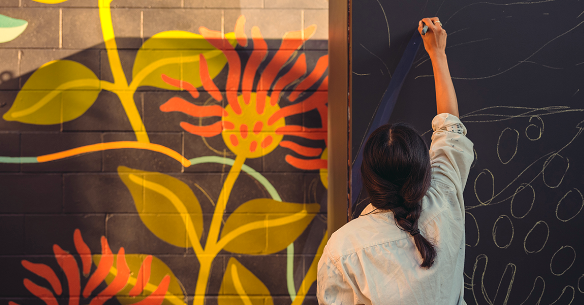 hire street artist mural painter