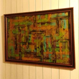 An abstract painting by Alex Brunner